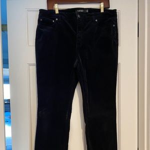 Lauren Ralph Lauren Black Corduroy Jeans, Size 14